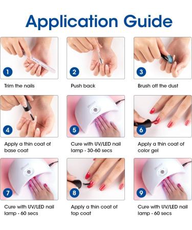Gellen Winter Gel Nail Polish - 6 Shimmering Colors White Blue Gel Nail Polish Glitter Navy Blue Glitter White Gel Nail Polish Set Soak Off Manicure DIY Gel Nail Art for Girls Women Blue Honey - Buy Online on GoSupps.com