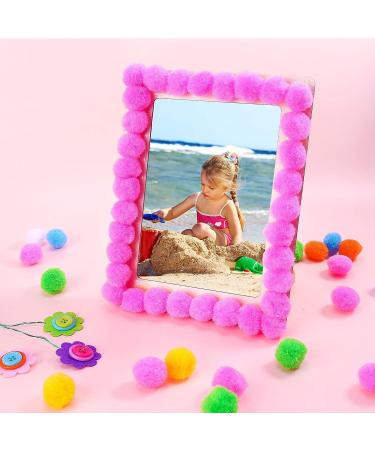 Caydo 200PCS Pink 1 Inch Pom Poms for Arts and Crafts- Mother's Day Gift Idea for Kids Creative Projects - Buy Online on GoSupps.com