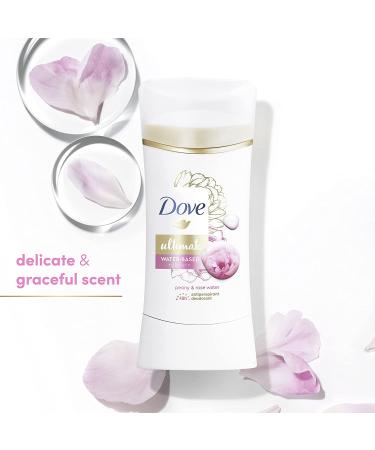 Dove Ultimate Antiperspirant Deodorant Stick Peony and Rose Water 2.6 oz - 2 Count - Buy Online on GoSupps.com