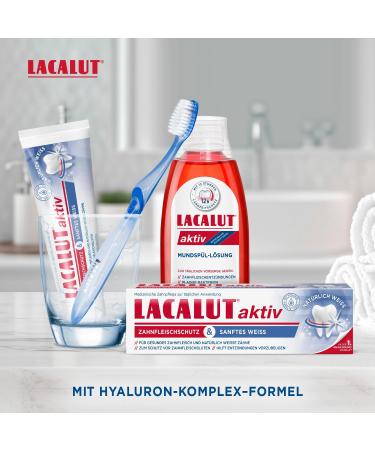 Lacalut Active Gum Protection & Gentle White Toothpaste - 75ml | Strengthens Gums & Whitens Teeth Naturally - Buy Online on GoSupps.com