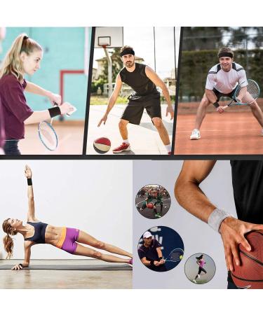 Buy 2 Pack Welding Ribbons Wrist Sports Bands - Soft Cotton Bracelets for Football Basketball Tennis Gymnastics - Blue - Buy Online on GoSupps.com