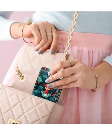 Shop Cartoon Pirate Ocean Theme Leather Lipstick Case - Mini Lip Gloss Organizer with Mirror | International Shipping Available - Buy Online on GoSupps.com