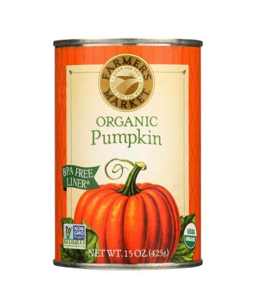 FARMERS MARKET FOODS PUMPKIN ORG  15 Ounce (Pack of 12) - Buy Online on GoSupps.com