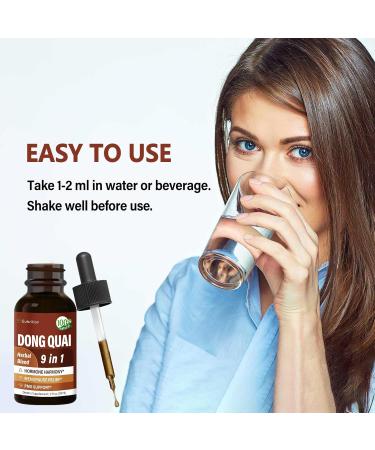 Dong Quai Liquid Supplement for Women Angelica Sinensis Root Extract Tincture Support Menopause & PMS Relief Hot Flashes Herbal Blend Drops with Red Clover Fenugreek. 2oz Original 2 Fl Oz (Pack of 1) - Buy Online on GoSupps.com