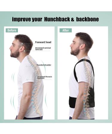 MOVSEA Posture Corrector XL - Improve Posture, Relieve Neck and Shoulder Pain - Ideal for Office, School, Driving - Men and Women - Buy Online on GoSupps.com
