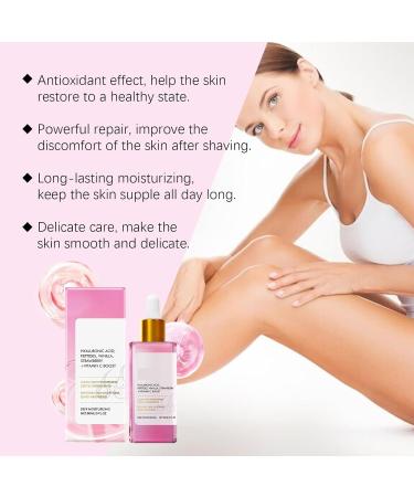 After Shave Oil - Strawberry & Vanilla Scent Soft Serve After Shave Oil Women Strawberry Smooth Skin Prevent Ingrown Hairs & Dryness for All Skin Types(2pcs) - Buy Online on GoSupps.com
