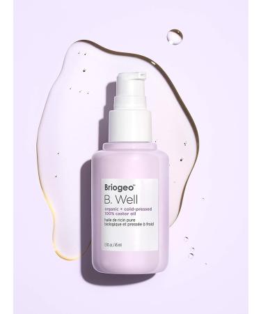 Briogeo B. Well Organic Castor Oil - Healthy Hair, Eyelashes, Eyebrows & Glowing Skin - 1.5 oz - Vegan & Phalate/Paraben-Free - Buy Online on GoSupps.com