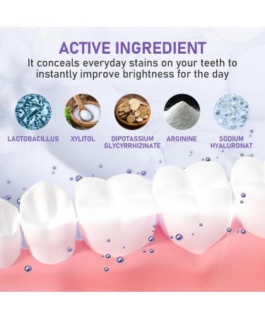 Lila Toothpaste for Whitening & Color Correction | Non-Abrasive Stain Removal for Sensitive Teeth - Buy Online on GoSupps.com