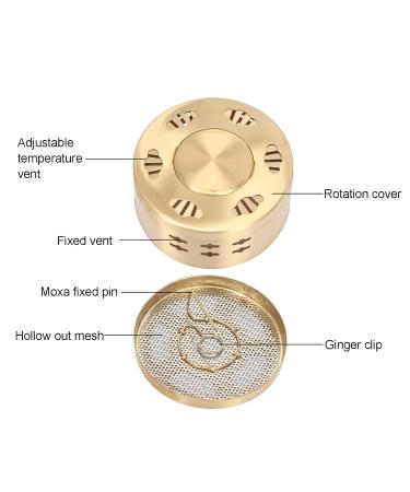 Natudeco Pure Copper Moxa Box - Moxibustion Treatment Therapy for Home & Salon | High Thermal Conductivity Moxa Stick Holder - Buy Online on GoSupps.com