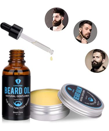 Beard Grooming Kit - Beard Oil, Wash, Balm & Growth Serum | Perfect Gifts for Him - Buy Online on GoSupps.com