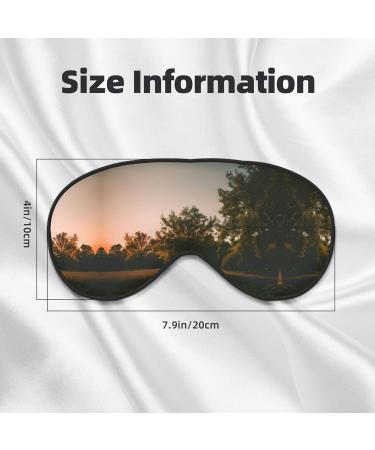 Landscape Trees Soft Sleep Eye Mask Female Breathable Eye Patch Perfect for Travel and Relaxation - Buy Online on GoSupps.com