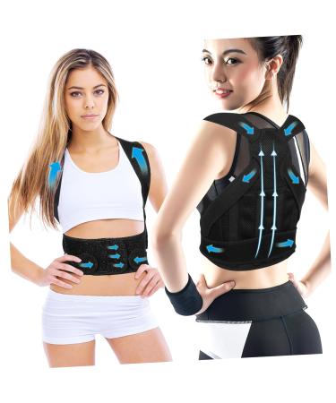 Buy Belt Back Brace Support - Posture Corrector & Back Straightener | Breathable Neoprene Design for Comfort | International Shipping Available - Buy Online on GoSupps.com