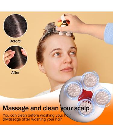 Electric Scalp Massage Brush | 3-Speed Hair Massager | Waterproof Head Massager | Perfect Mother's Day Gift - Buy Online on GoSupps.com