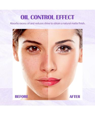 Oil Control Pressed Setting Powder - Matte Long-Lasting Waterproof Makeup | Flawless Lightweight Face Cosmetics in Purple Lavender - Buy Online on GoSupps.com