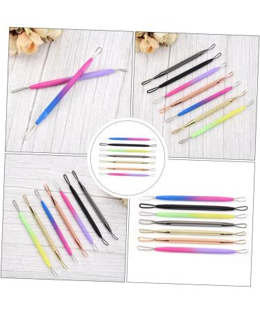Balacoo 7pcs Double-headed Extrusion Ring Beauty Tools Blackhead Removal Blackhead Removers Stainless Steel - Buy Online on GoSupps.com