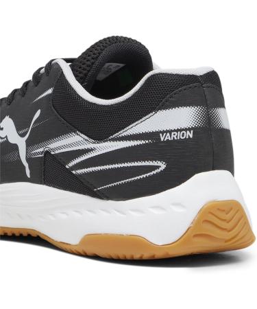 PUMA Unisex Varion II Indoor Court Shoe 42 EU - Black Gray & Yellow Blaze | International Shipping Available - Buy Online on GoSupps.com