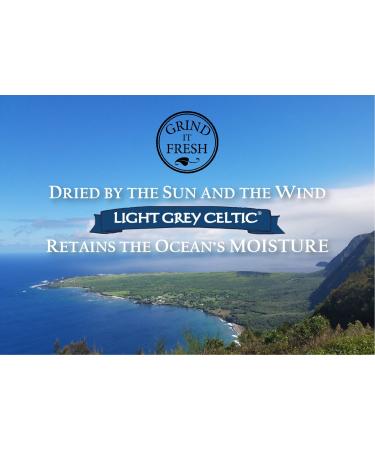Celtic Sea Salt Light Grey Mini Grinder 1.8 oz - Vital Mineral Blend for Flavor & Health - Buy Online on GoSupps.com
