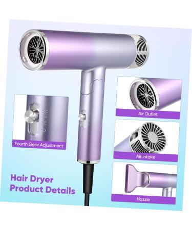 NOLITOY Foldable Hair Dryer Small Travel Blow Dryer Travel Hair Bonnet Dryer Small Hairdryer Abs - Buy Online on GoSupps.com