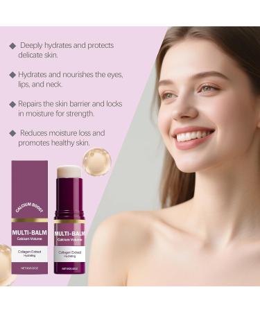 Calcium Multi Balm Skin Barrier Repair Cream Moisturing Stick Firming & Moisturizing Hydrating Moisturizing Cream Suitable for Face Eyes Neck (1pcs One size) 1pcs 1 Fl Oz (Pack of 1) - Buy Online on GoSupps.com