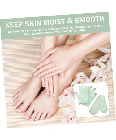 minkissy Hand Protection 1 Set Moisturizing Socks for Cracked Feet Women Moisturizing Gloves Feet Mask for Dry Cracked Feet Spa Socks Gel Gloves Yarn Dry Hands Women's Foot Socks - Buy Online on GoSupps.com