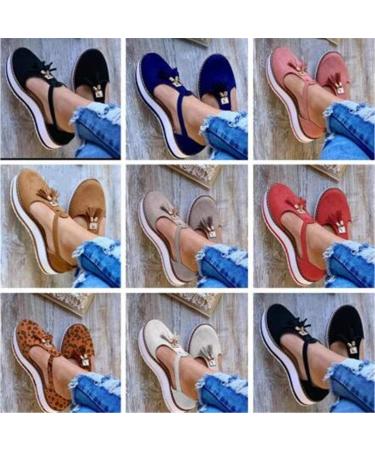 Creev Women's Sandals | Comfortable Closed Toe Espadrilles | Vintage Fringe Summer Fashion | Beach & Travel Flip-Flops (Size 36 EU) - Buy Online on GoSupps.com