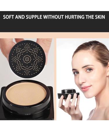 Ushiny Beauty Cream Lasuify Mushroom Head Air Cushion Cc Cream Ushiny Cc Makeup Cc Cream Foundation Lasuify Concealer Air Cushion Cc Cream Mushroom Head (Natural+Ivory White) - Buy Online on GoSupps.com