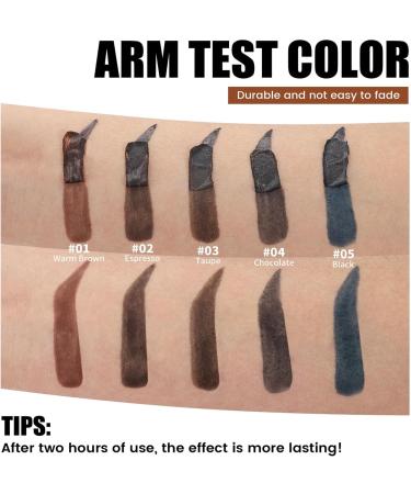  AmourGlint Eyebrow Tattoo Peel Off Peel Off Gel Tint Semi-Permanent Eyebrow Dye Eyebrow Tint Eyebrow Coloring Lasts 3 Days Natural Waterproof Makeup for Women and Girls (#4 6.8ml) - Buy Online on GoSupps.com