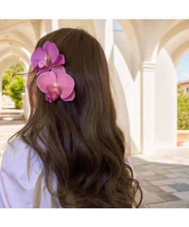 7Pcs Butterfly Orchid Hair Clip Cute Sweet Colorful Hawaiian Flower Hair Clips for Women Girls Tropical Flower Hair Clips with Pearl for Wedding Summer Beach Party Claws - Buy Online on GoSupps.com