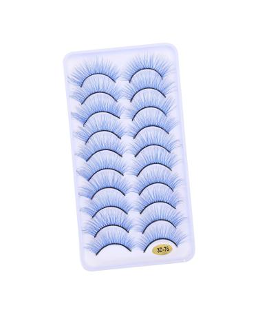 minkissy 10 Pairs Fake Eyelashes Dollsthetic Lashes Faux Lashes Cosmetic Supplies Makeup Lashes Halloween Women False Eyelashes Halloween Fake Lashes False Lashes Fiber Make up Extend