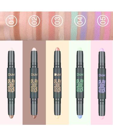 10-Color Cream Contour Pen | 2-in-1 Contouring & Color Corrector Stick | Professional Concealer for Dark Circles & Redness - Buy Online on GoSupps.com