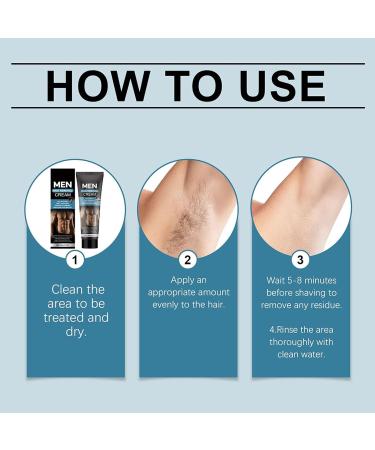  Hjatirace Painless Hair Removal Cream Easy Application 100ml Private Hair Removal Hair Removal Cream for Men Suitable for Travel for Boyfriends Husbands Fathers Athletes - Buy Online on GoSupps.com