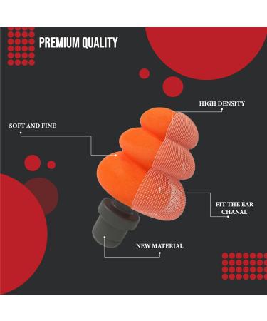 2 Pairs Foam Ear Plugs for Sleep - NRR 28dB Comfortable Noise Reduction Earplugs for Concerts & Motorcycles - 3 Layers Spiral Design - Buy Online on GoSupps.com