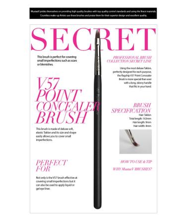 Buy Secret V57 Point Concealer Brush - Perfect for Flawless Makeup Application | International Shipping Available - Buy Online on GoSupps.com