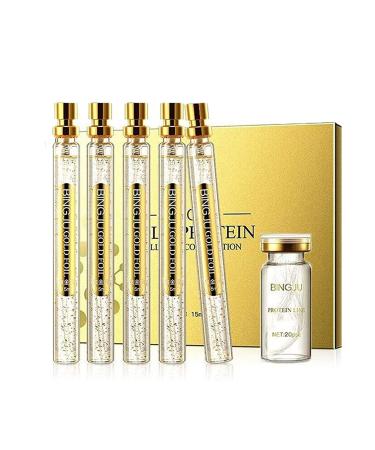 InstaLift Protein Thread Lifting Set Nano Gold Essence Combination Gold Face Serum Active Collagen Silk Thread Absorbable Collagen Thread Smoothing Firming Moisturizing Hyaluronic Skin Care