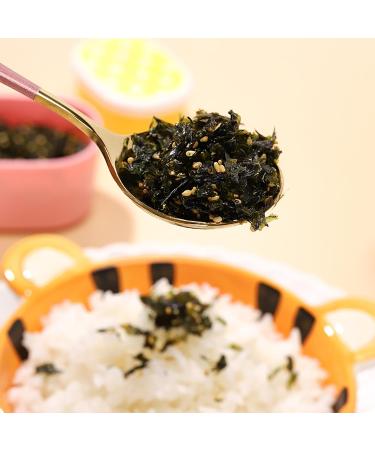 Sesame Seaweed Crushed Rice Mix Ingredients Sesame Flavored Sushi Seaweed Snacks Instant Seaweed (100g/Bottle) - Buy Online on GoSupps.com