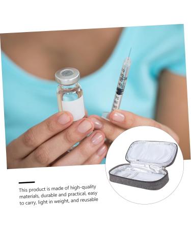 Healifty Insulin Cooler Bag - Portable Ice Bag Protective Sleeve for Travel - Japanese & Korean Design - 21X4.5X10cm - Buy Online on GoSupps.com