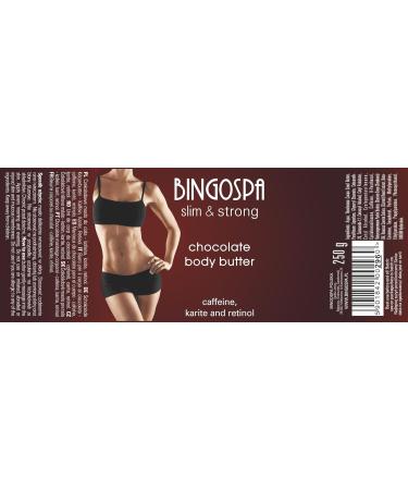 Shop BINGOSPA Chocolate Body Butter with Caffeine Karite & Retinol - 250g | Nourishing & Hydrating Skincare for All Skin Types - Buy Online on GoSupps.com