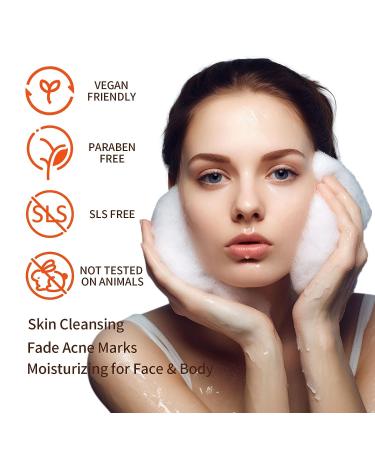 Lemon Turmeric Kojic Acid Soap for Dark Spot Removal - Vitamin C, Retinol, Collagen Bar 10.58OZ - Buy Online on GoSupps.com