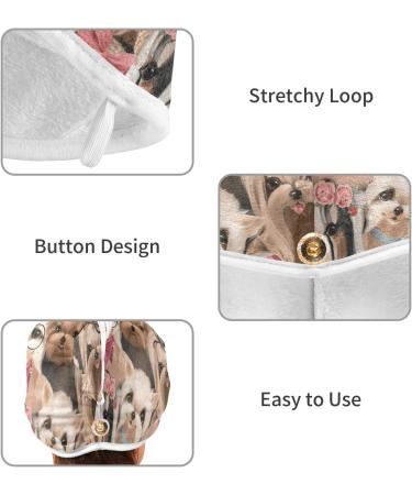 Quick Dry Microfiber Hair Towel for Dogs & Girls | 2 Pack 9.5 x 24 - Ideal for Wet Hair - Buy Online on GoSupps.com