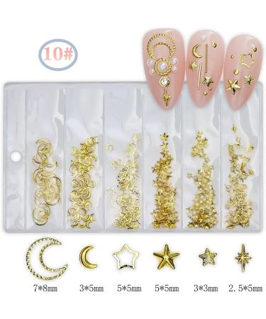 FEIlei 3D Nail Charms Heart Nail Art Studs Nail Jewelry for DIY Crafts Nail Art Decor - Buy Online on GoSupps.com