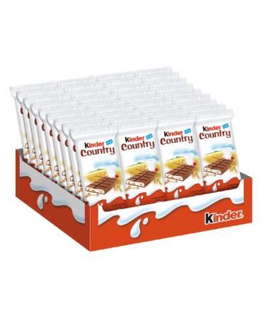 Idea Shopping Center 40 x KINDER Cereal EXPO SNACK 23.5g Milk Chocolate and Cereal Tablets