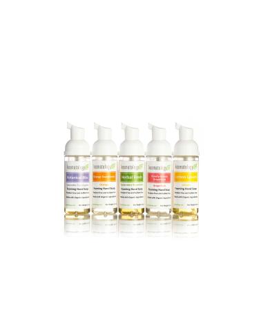 kosmatology Travel Foaming Hand Soap Set 5 Pack | Organic Plant-Based & Non-Toxic | TSA-Friendly Mini Hand Soaps for Travel School & Everyday Use