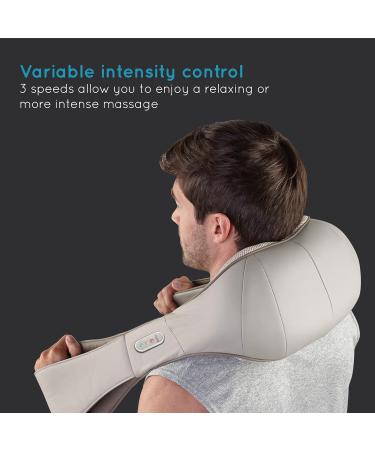 House of Marley Homedics Shiatsu Massager - Portable Electric Back Neck & Shoulder Relief with Warmth | Versatile Muscle Reduction for Home & Office - Buy Online on GoSupps.com