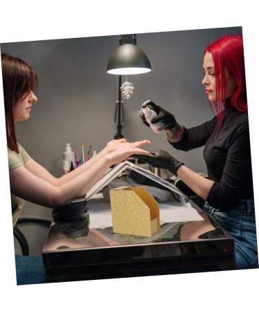 Ipetboom Nail Paper Holder Manicure Paper Holder Nail Art Stand Kitchen Napkin Holder Nail Art Paper Container Napkin Dispenser Diy Nail Decals Container Water Modeling Acrylic 12x5.5CM Golden - Buy Online on GoSupps.com