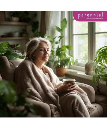 Perennial Life Moon Phases Menopause Relief Formula - Natural Hormonal Support Supplements - 120 Herbal Capsules for Women - Buy Online on GoSupps.com