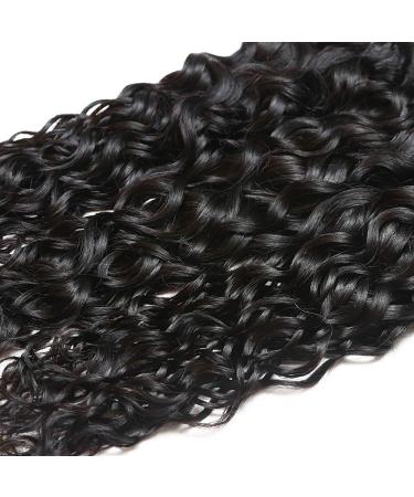 Shop Ladiary Brazilian Water Wave Hair Bundles - 9A Remy Human Hair Weave Natural Black 18-22 Inches | International Shipping Available - Buy Online on GoSupps.com