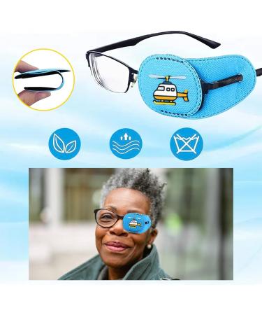 Amblyopia Eye Patches Lazy Reusable Amblyopia Correction Orthopedic Eye Patch for Squint Lens Left Eye Patches Nonwoven Fabric Eye Patches 6 Pieces - Buy Online on GoSupps.com
