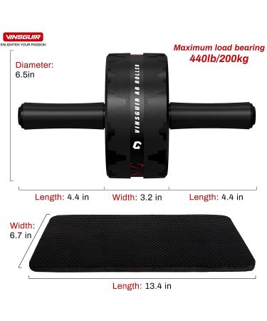 Vinsguir Ab Roller - Ultimate Abs Workout Equipment for Home Fitness - Buy Online on GoSupps.com