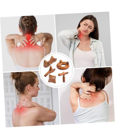FRCOLOR 15-Piece Massage Tool Set - Sandalwood Scratching & Point Foot Massager Neck & Gua Sha Tools for Ultimate Health Care - Buy Online on GoSupps.com