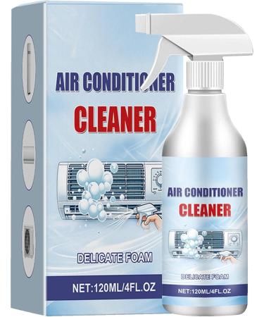 Air Conditioner Coil Cleaner | 120ml Rinse-Foam Spray | Ac Coil Cleaner Foaming Air Conditioner Coil Cleaner Spray for Dust Dirt - Buy Online on GoSupps.com